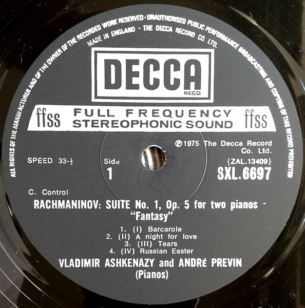 Side By Side (The Two Suites For Two Pianos)