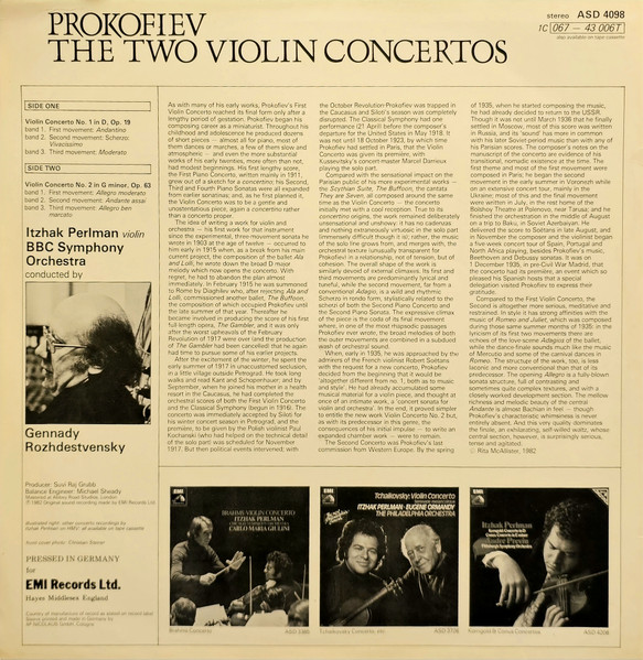 The Two Violin Concertos