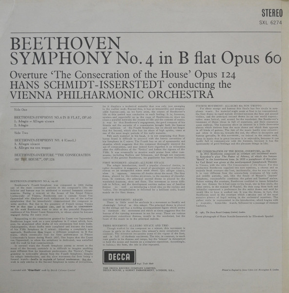 Symphony No. 4 / Overture 'The Consecration Of The House'