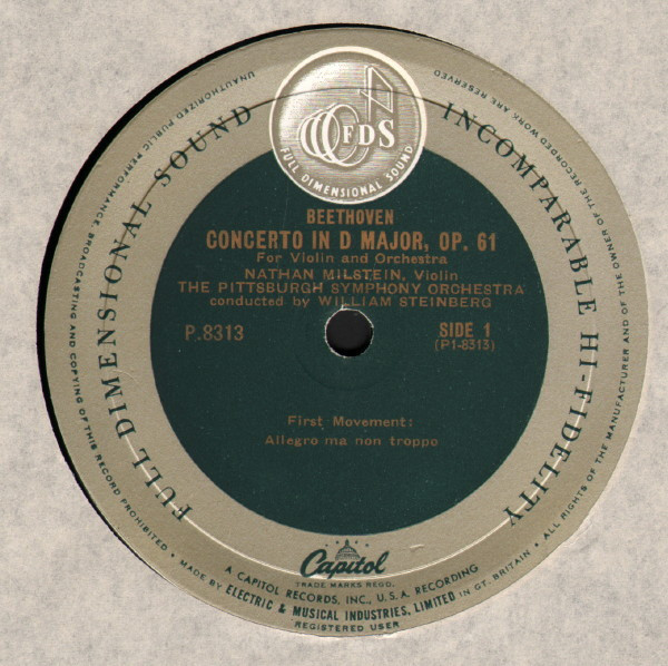 Concerto In D Major For Violin And Orchestra
