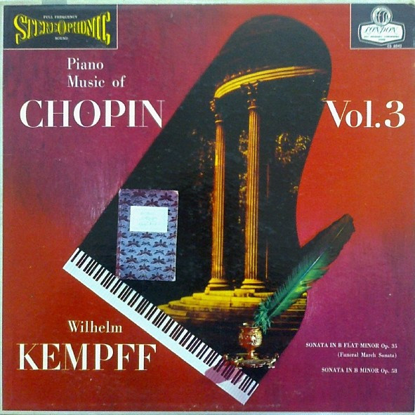 Piano Music Of Chopin  Vol. 3  Sonata In B Flat Minor Op. 35 (Funeral March Sonata) / Sonata In B Minor Op. 58
