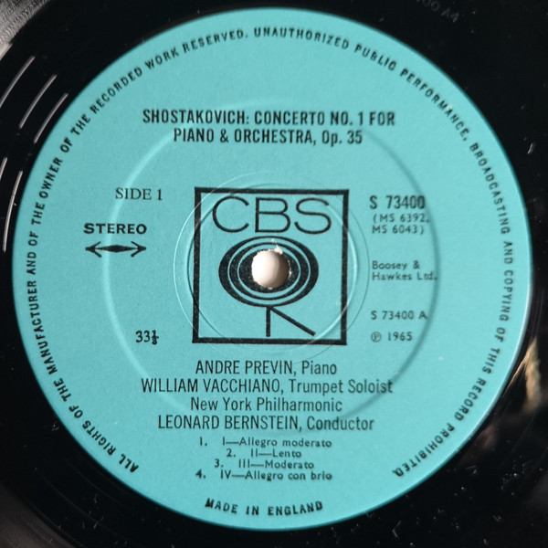 Piano Concerto No.1, Op.35 / Piano Concerto No.2, Op.102