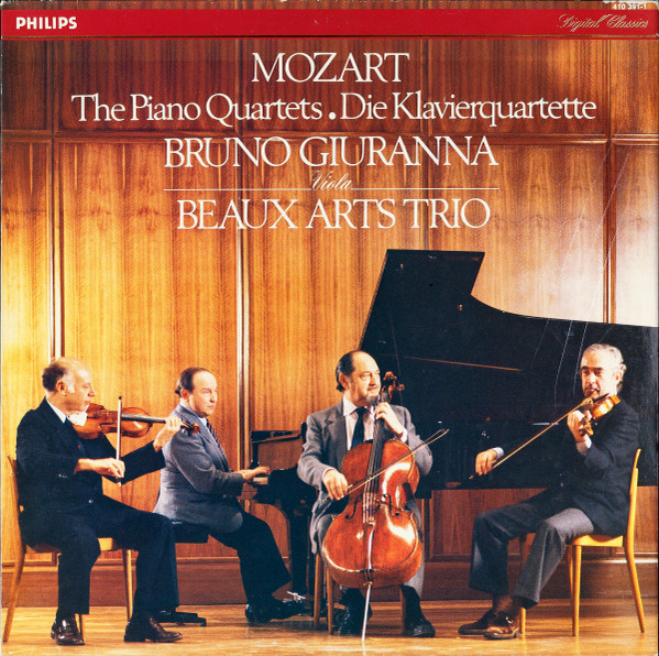 The Piano Quartets = Die Klavierquartette