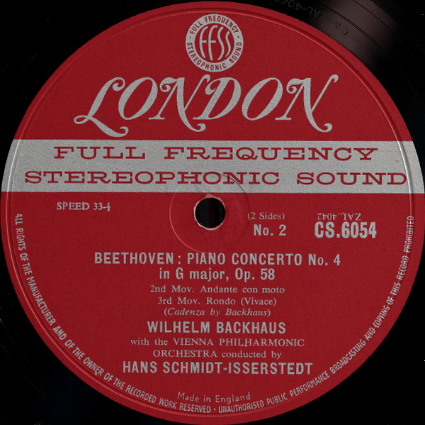 Piano Concerto No. 4 In G Major Op. 58