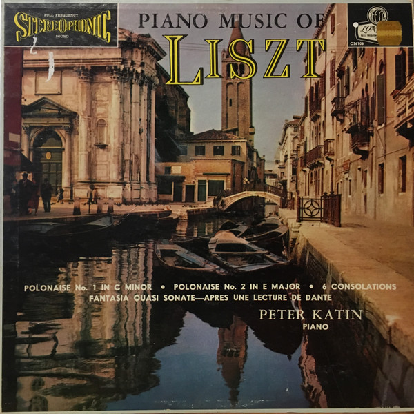 Piano Music Of Liszt
