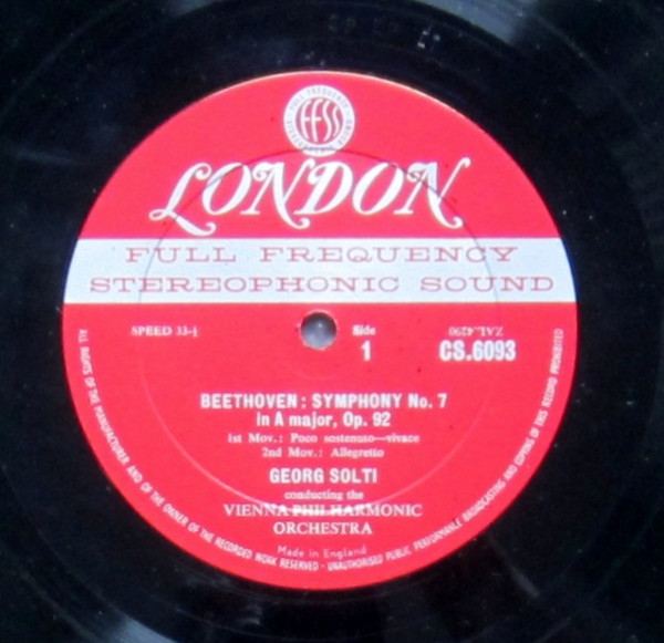 Symphony No. 7 In A Major, Op. 92