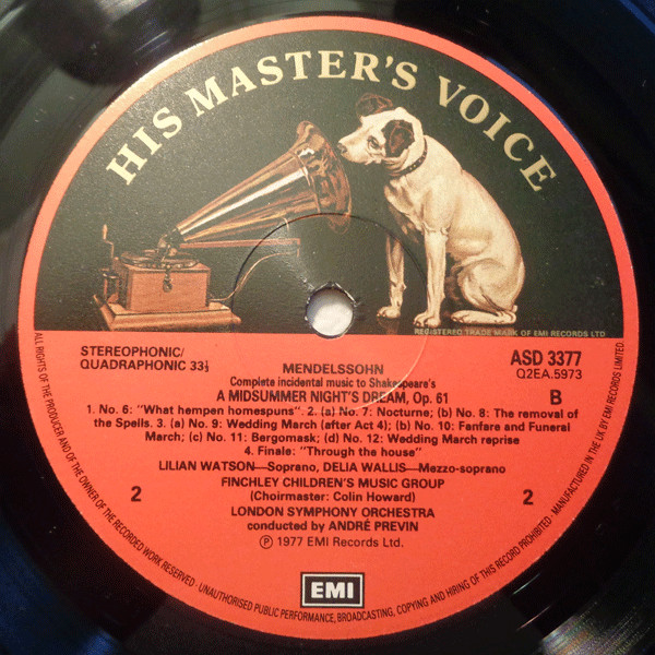 A Midsummer Night's Dream - Complete Incidental Music