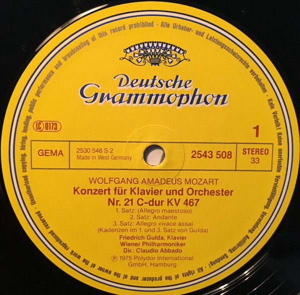 Klavierkonzerte  = Piano Concertos Nos. 21 & 27