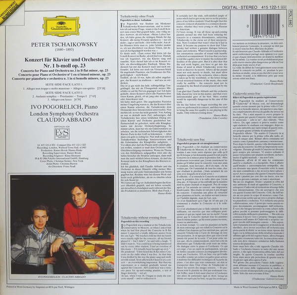 Klavierkonzert No. 1