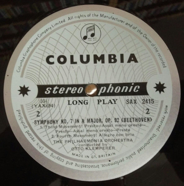 The Beethoven Symphonies (Number 7 In A Major, Op. 92)
