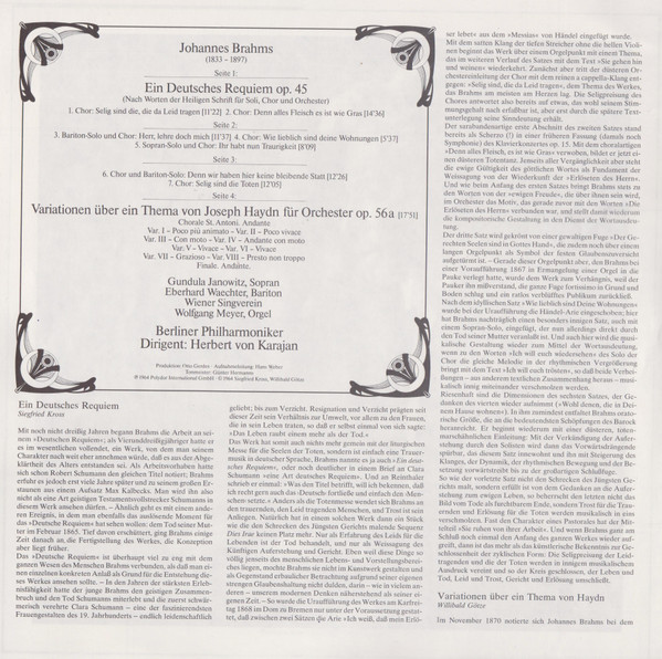 Ein Deutsches Requiem / Haydn-Variations