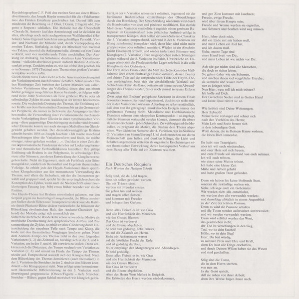 Ein Deutsches Requiem / Haydn-Variations