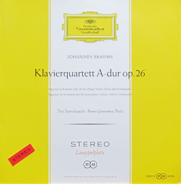 Klavier-Quartett A-Dur Op. 26