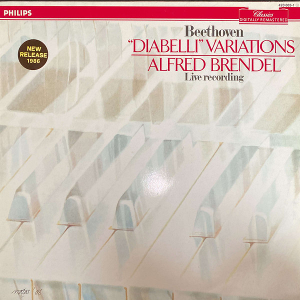 Brendel 1976 &bdquo;Live" - Diabelli-Variationen