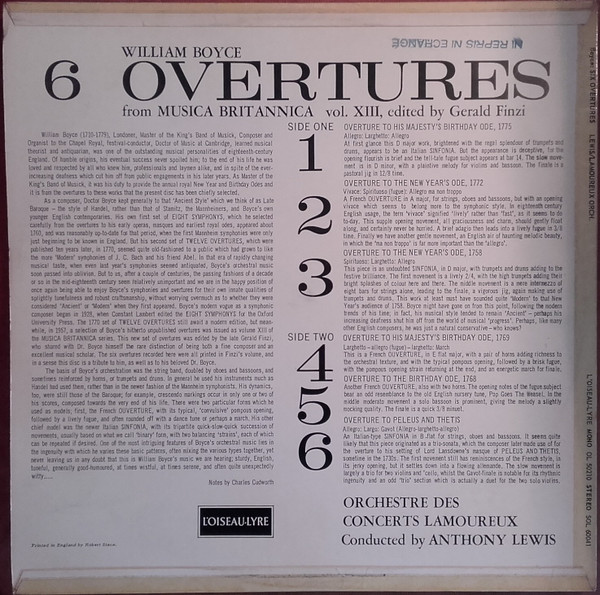 Six Overtures
