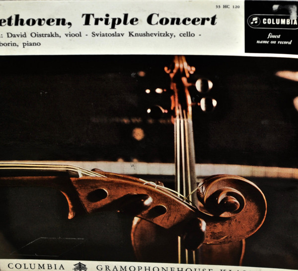 Beethoven, Triple Concert- Solisten: David Oistrakh, Viool - Sviatoslav Knushevitzky, Cello - Lev Oborin, Piano