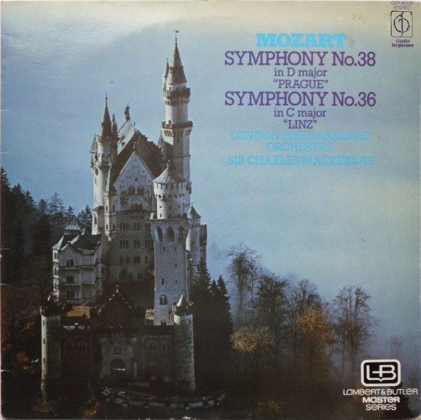 Symphony No. 38 In D Major "Prague" / Symphony No. 36 In C Major "Linz"