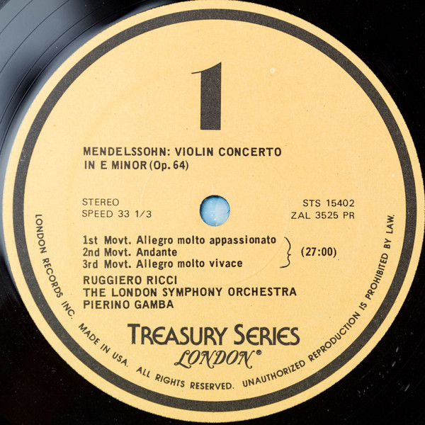 Violin Concerto, Op. 64 / Violin Concerto No. 1, Op. 26