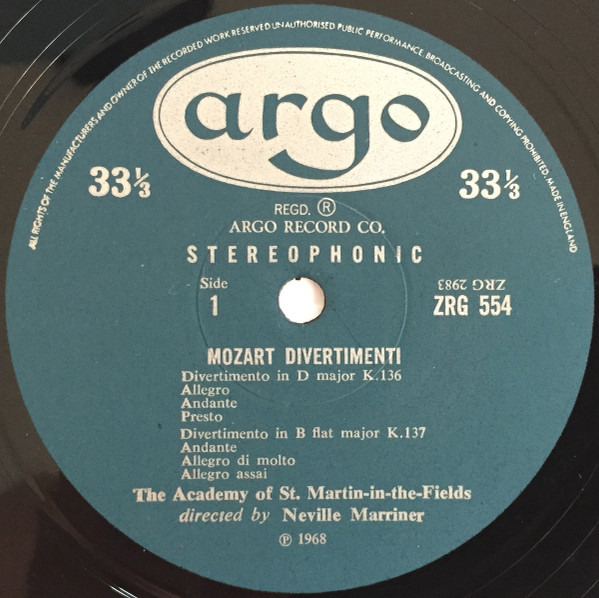 Three Divertimenti For Strings / Serenata Notturna