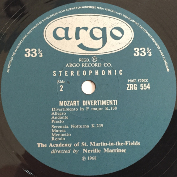 Three Divertimenti For Strings / Serenata Notturna