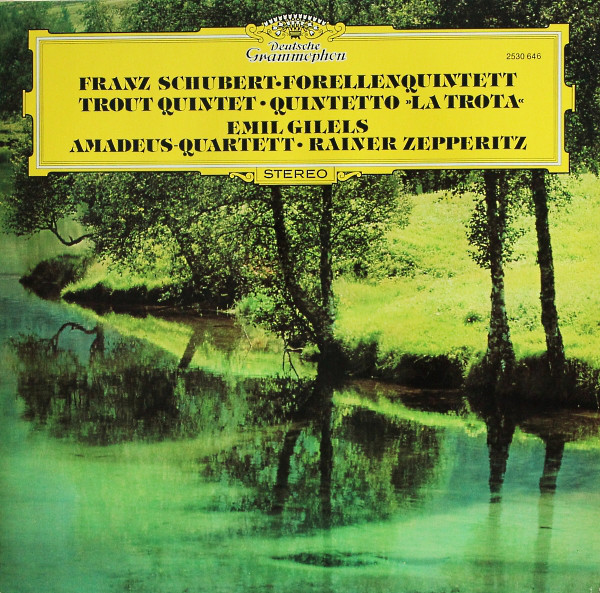 Forellenquintett = Trout Quintet = Quintetto &raquo;La Trota&laquo;