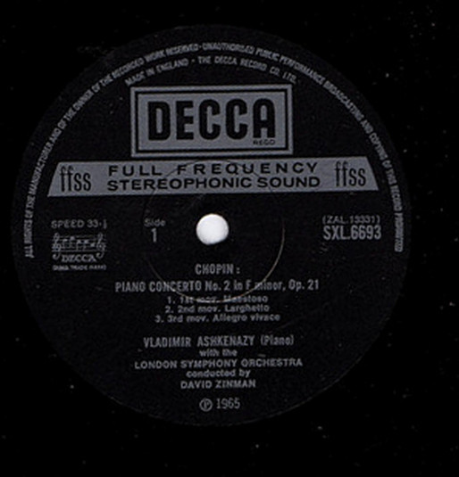 Ashkenazy Plays Chopin