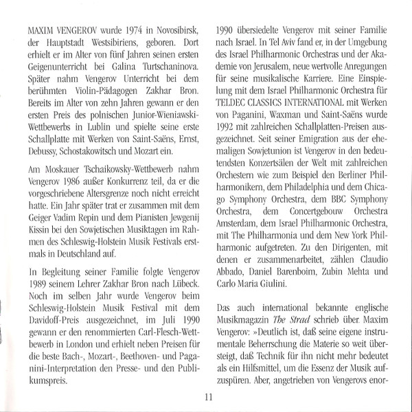 Violin Concertos No.1