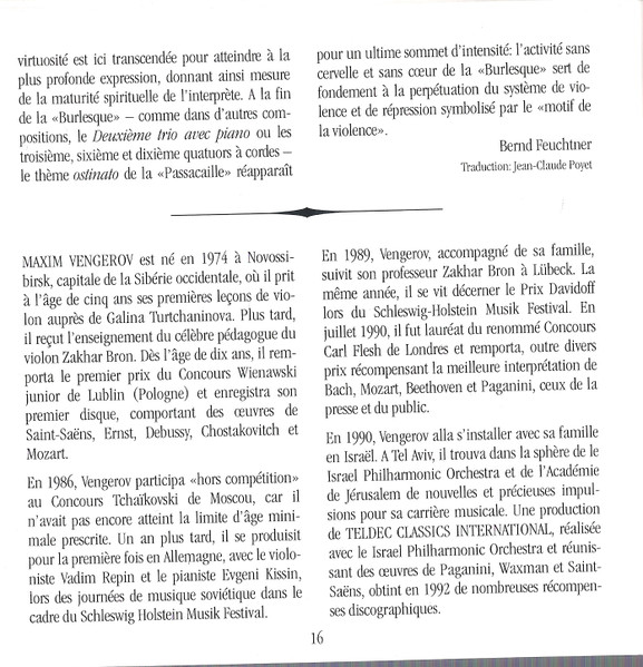 Violin Concertos No.1