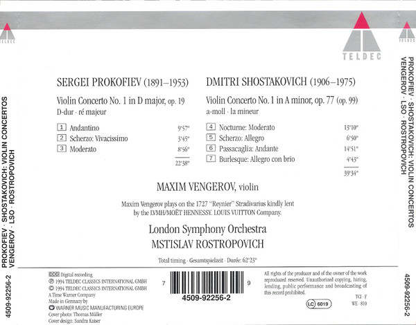 Violin Concertos No.1