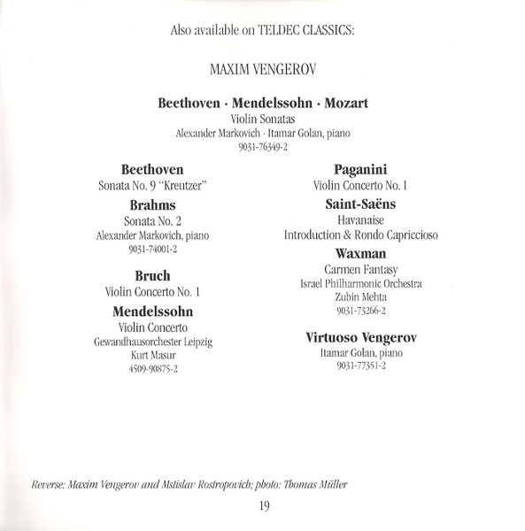 Violin Concertos No.1