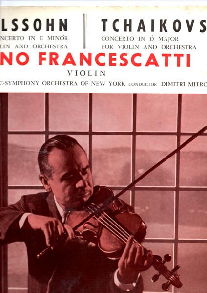 Concerto In E Minor For Violin And Orchestra / Concerto In D Major For Violin And Orchestra
