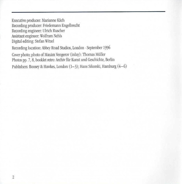 Violin Concertos No. 2