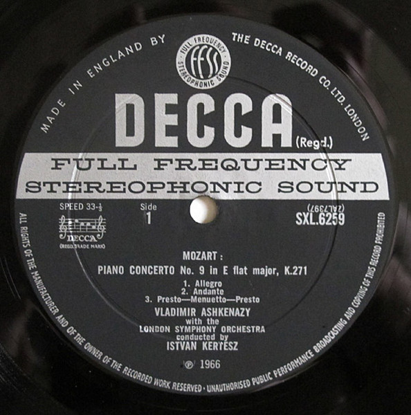 Piano Concerto No. 8 In C, K.246 / Piano Concerto No. 9 In E Flat, K.271 / Rondo In A, K.386