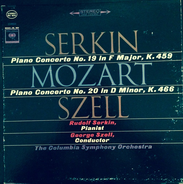 Piano Concerto No. 19 In F Major, K. 459 / Piano Concerto No. 20 In D Minor, K. 466