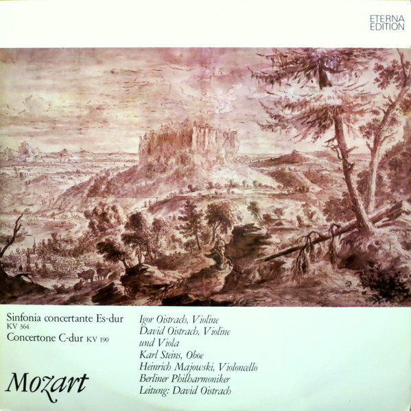 Sinfonia Concertante Es-dur KV 364 / Concertone C-dur KV 190