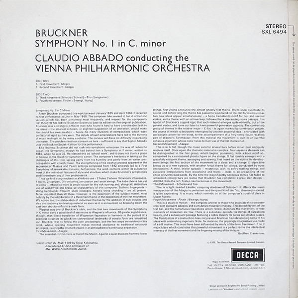 Symphony No.1 In C Minor