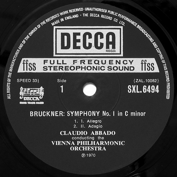 Symphony No.1 In C Minor