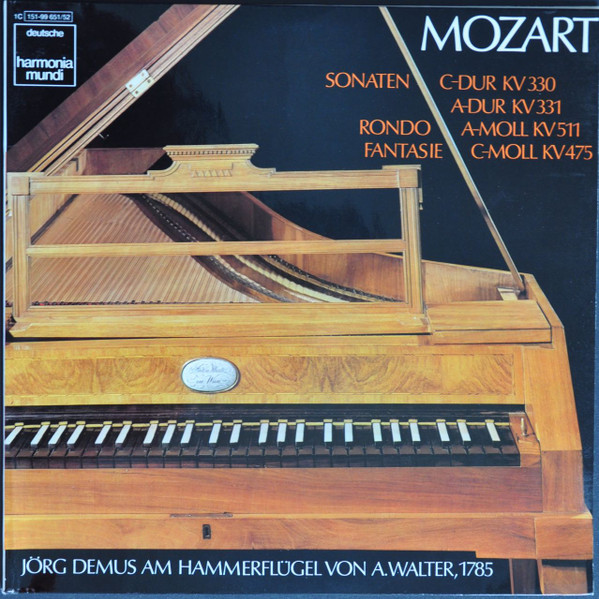 Sonaten C-Dur KV 330 / A-dur KV 331 / Rondo a-moll KV 511 / Fantasie c-moll KV 475