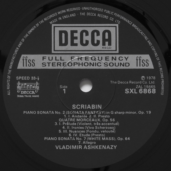 Piano Sonatas (No.2 "Sonata Fantasy" ∙ No.7 "White Mass" ∙ No.10 Op.70 / Quatre Morceaux Op.56 ∙ Deux Po&egrave;mes Op.32 ∙ Two Dances Op.73)