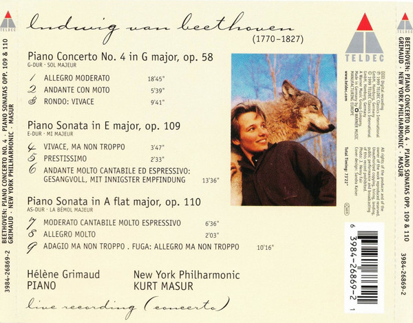 Piano Concerto No. 4 &bull; Piano Sonatas Opp.109 & 110