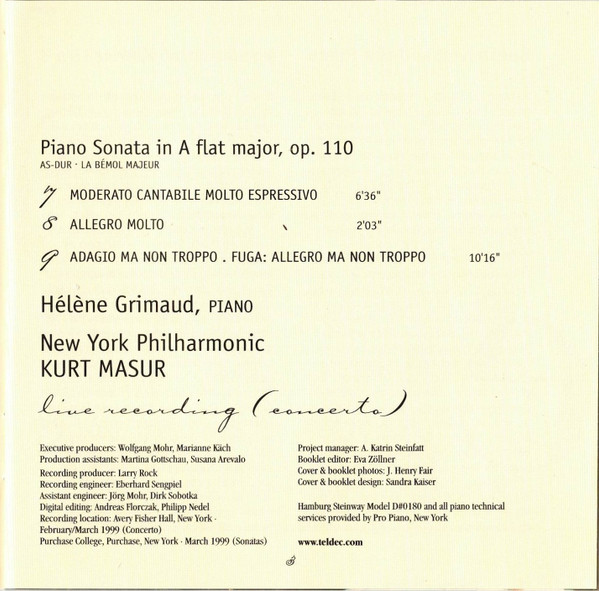Piano Concerto No. 4 &bull; Piano Sonatas Opp.109 & 110