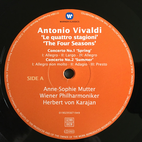 The Four Seasons / Le Quattro Stagioni / Die Vier Jahreszeiten / Les Quatre Saisons