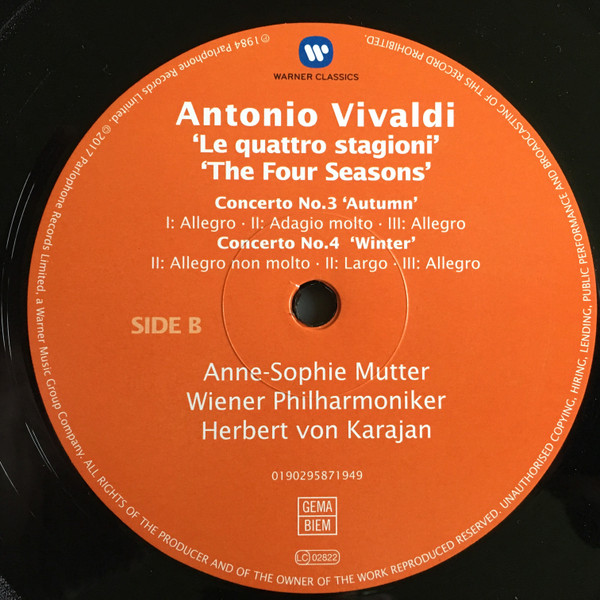 The Four Seasons / Le Quattro Stagioni / Die Vier Jahreszeiten / Les Quatre Saisons