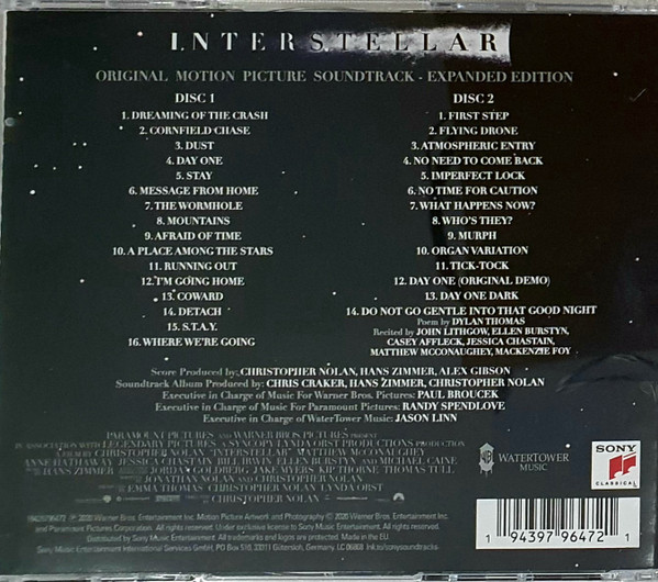 Interstellar (Original Motion Picture Soundtrack)
