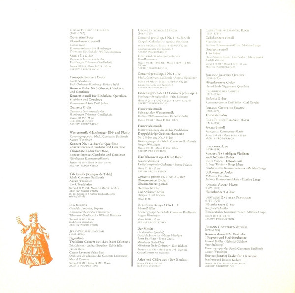 Bach Und Seine Zeit