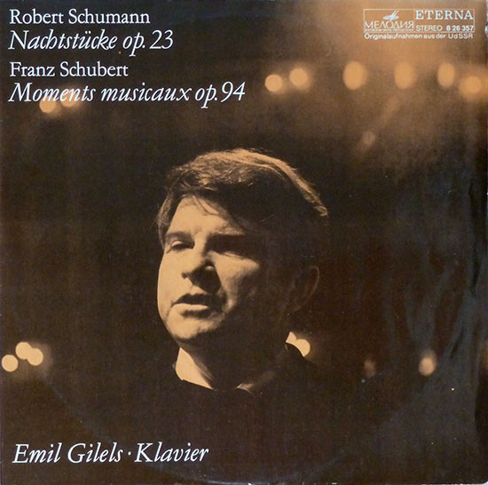 Nachtst&uuml;cke Op. 23 / Moments Musicaux Op. 94