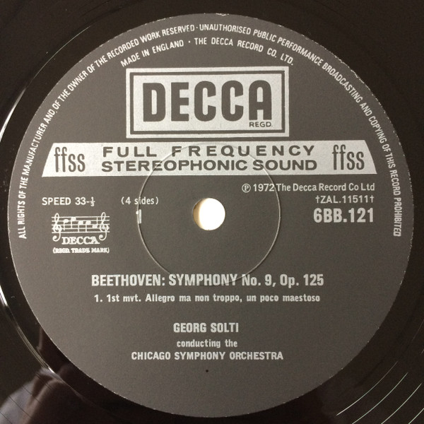 Symphony No. 9 (Solti-Decca Silver Jubilee Recording)