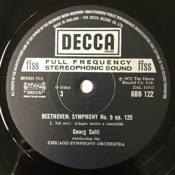Symphony No. 9 (Solti-Decca Silver Jubilee Recording)