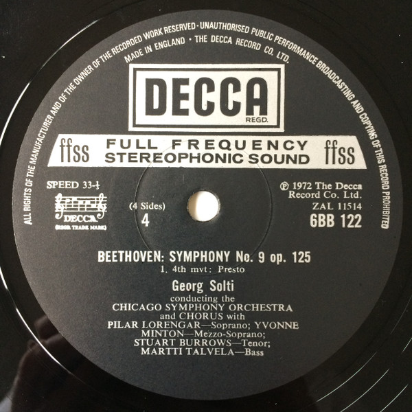 Symphony No. 9 (Solti-Decca Silver Jubilee Recording)