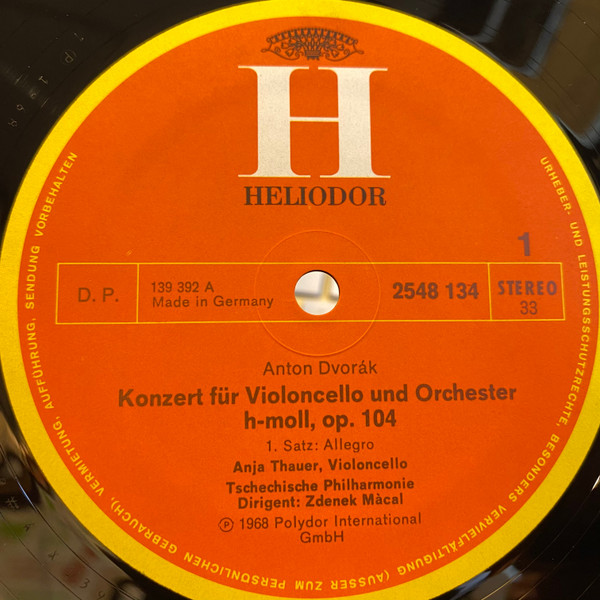 Cellokonzert = Cello Concerto